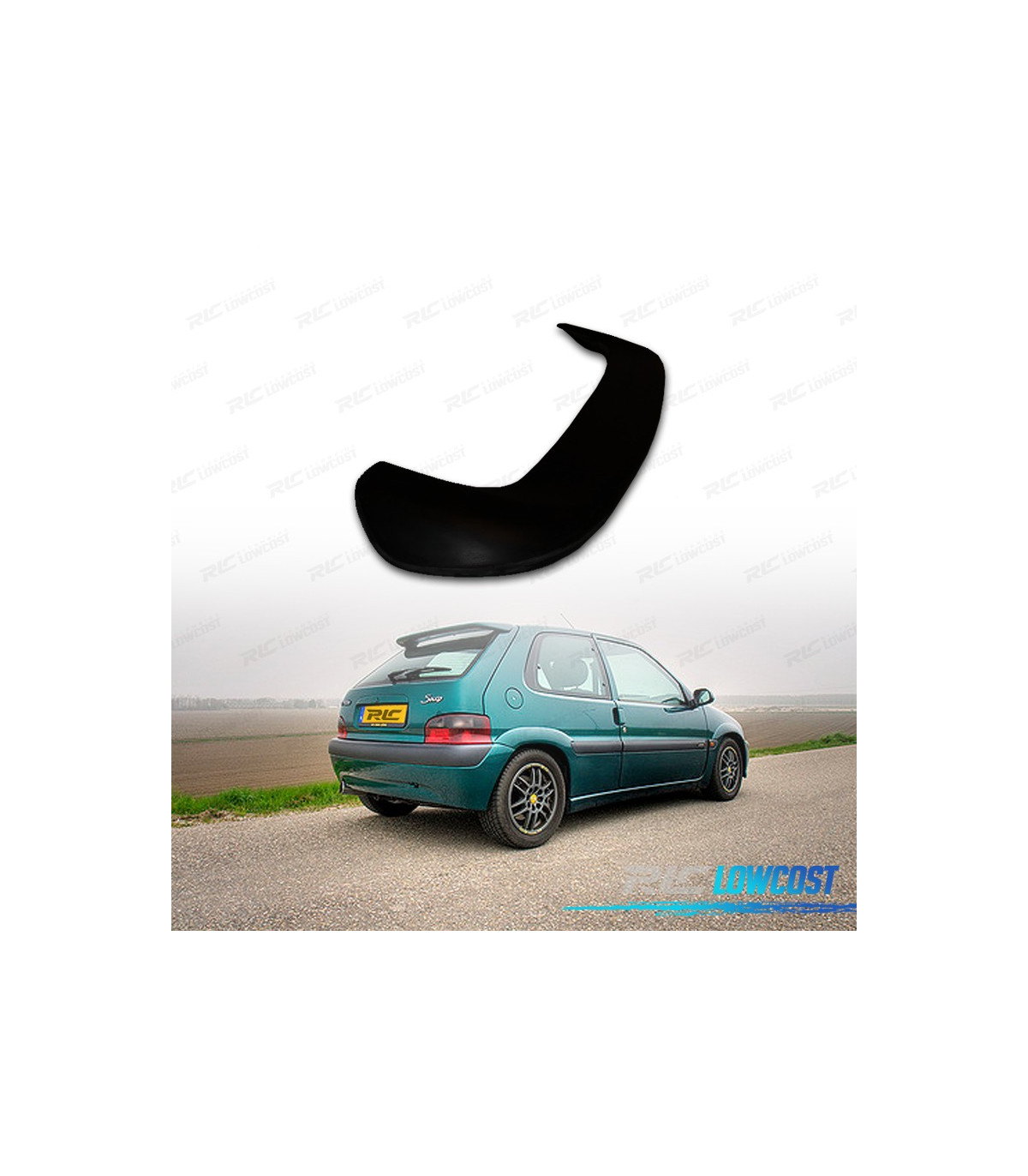 Aileron Becquet Spoiler De Toit Pour Citroen Saxo Portes