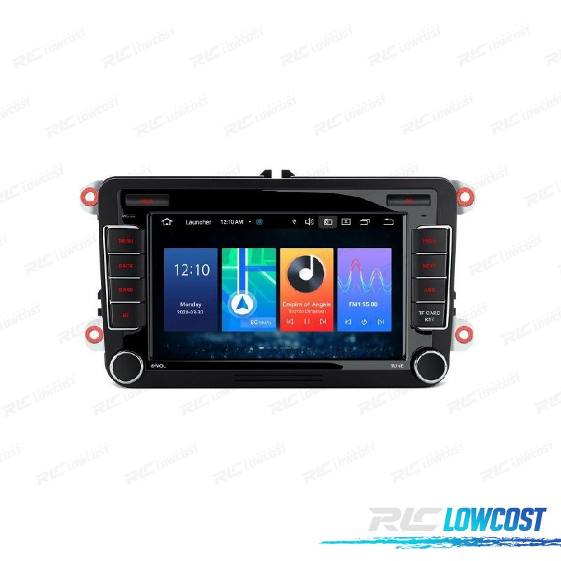 Autoradio tactile GPS Bluetooth Android & Apple Carplay Seat Altea, Toledo  et Alhambra + caméra de recul